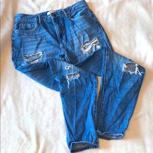 Distressed Boyfriend Jeans Forever 21